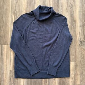 Caslon Navy Blue Turtleneck Sweater Size S